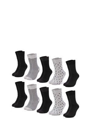 OCCULTO, 10 PACK MUSTERSOCKEN - Socken - black