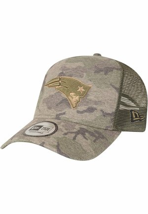 AFRAME TRUCKER   NEW ENGLAND PATRIOTS - Cap - wood camo
