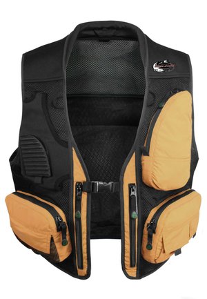 HERREN ANGLERWESTE - Waistcoat - coyote