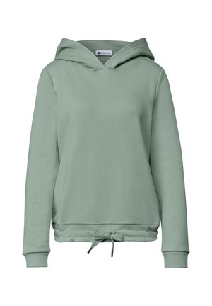 Street One, LONG-SLEEVE HOODED SWEATSHIRT - Hoodie - eucalyptus green