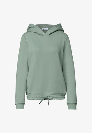 Street One, LONG-SLEEVE HOODED SWEATSHIRT - Hoodie - eucalyptus green