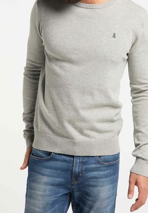 Trui - mottled light grey