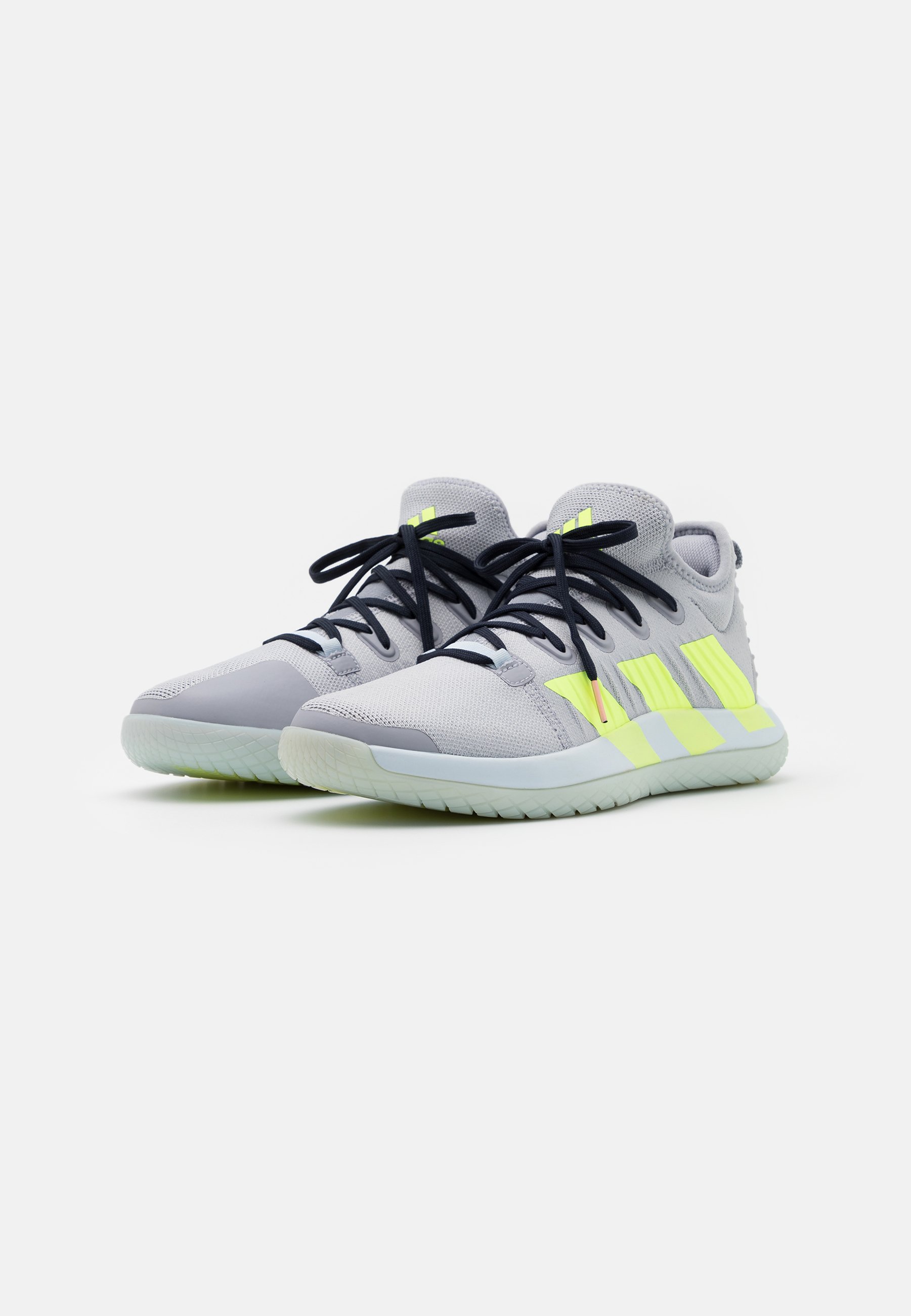 adidas Performance STABIL NEXT GEN PRIMEBLUE - Handbalschoenen - half  silver/hi-res yellow/legend ink/Lichtgrijs - Zalando.nl