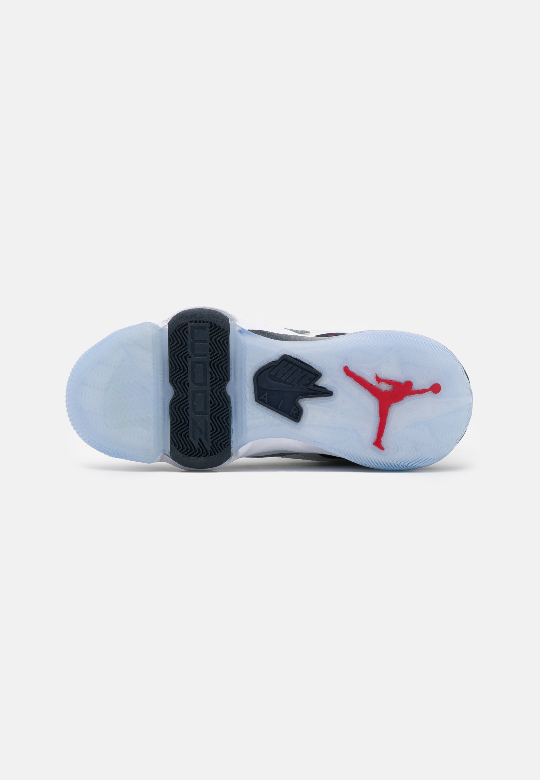 Jordan ZOOM '92 UNISEX - Basketball shoes - white/obsidian/true  red/metallic silver/pure platinum/white - Zalando.de