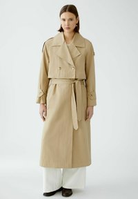 Oui TWILL - Trenchcoat - desert tan