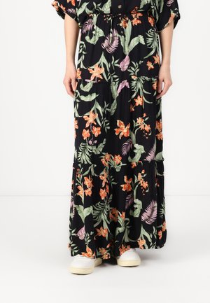 Roxy SWEETWATER MAXI - Maxi skirt - black