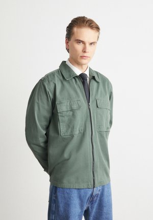 BOSS LOVEL ZIP - Summer jacket - open green