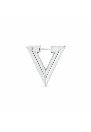 CHUNKY BERMUDA TRIANGLE - Single earring - silver coloured