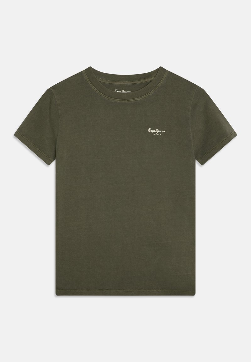 Pepe Jeans T-shirt basic donkergroen