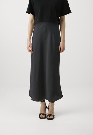 Bruuns Bazaar ACACIABBJOANAS SKIRT - Maxi skirt - black