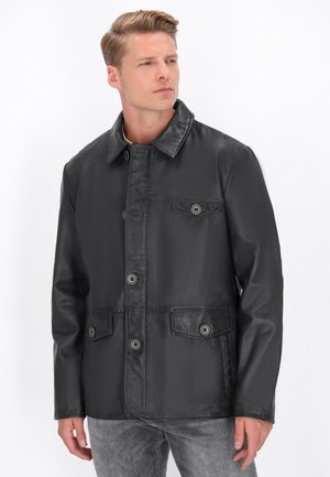 Veste en cuir - grey