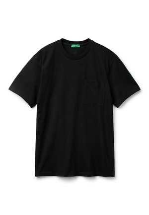 United Colors of Benetton WITH POCKET - T-Shirt basic - black