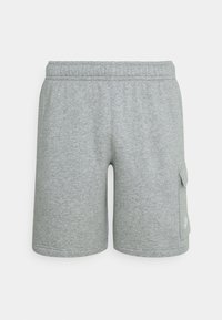 Grå shorts i bomullsblandning med elastisk midja och sidficka. Har en enkel design och logotypdetalj på nedre vänstra sidan.