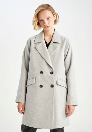 REGULAR FIT WINTER - Short coat - grey
