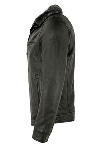 bugatti Lederjacke - schwarz