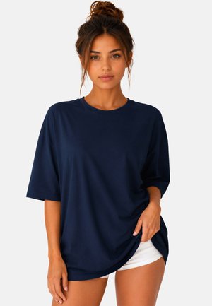 Reichstadt, REICHSTADT OVERSIZED DAMEN T-SHIRT 25RSW070 - T-shirt basique - dark blue