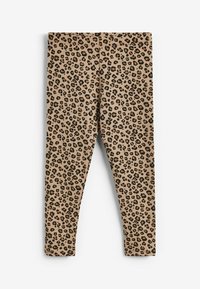 Next ANIMAL PRINT - Leggings - Byxor - animal neutral glitter print