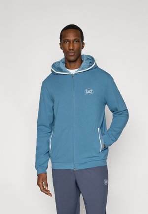 TENNIS CLUB HOODIE JACKET - Felpa con zip - blue horizon