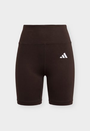 adidas Performance, OPTIME ESSENTIALS WORKOUT SHORT LEGGINGS - Leggings - aurora coffee