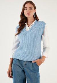 LELA Strickpullover - blue