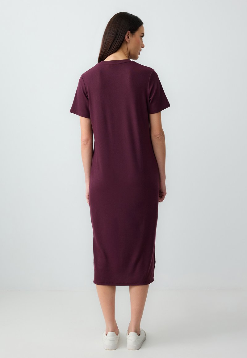 Jimmy Key Jersey dress - burgundy/bordeaux - Zalando