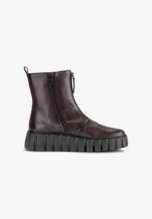 Gabor, GABOR PLATEAU STIEFELETTE - Plateaustiefelette - bordo effect