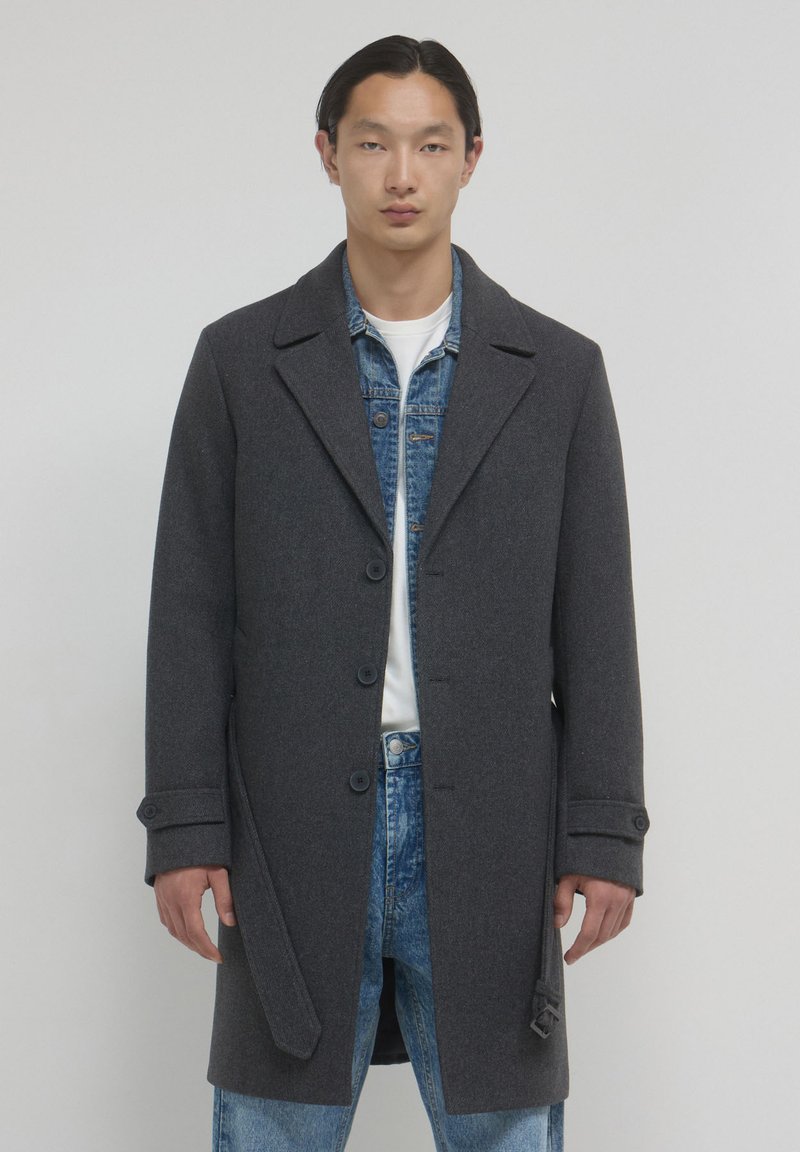 Calliope CON FUSCIACCA  - Klassischer Mantel - grigio