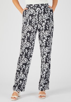 Pantalon classique - noir graphique