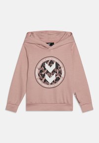 Hummel CHILLI HOODIE UNISEX - Džemperis su gobtuvu - adobe rose