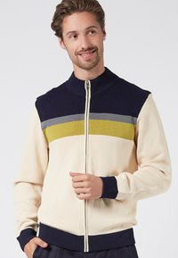 IS THERE A GHOST - WITH ZIP FASTENING - Cardigan - creme