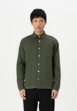 STITCH DETAIL  - Vapaa-ajan kauluspaita - duffel bag green