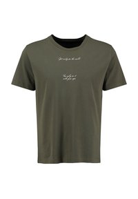 T-shirt print - olive