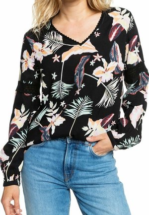 Langærmet T-shirt - anthracite