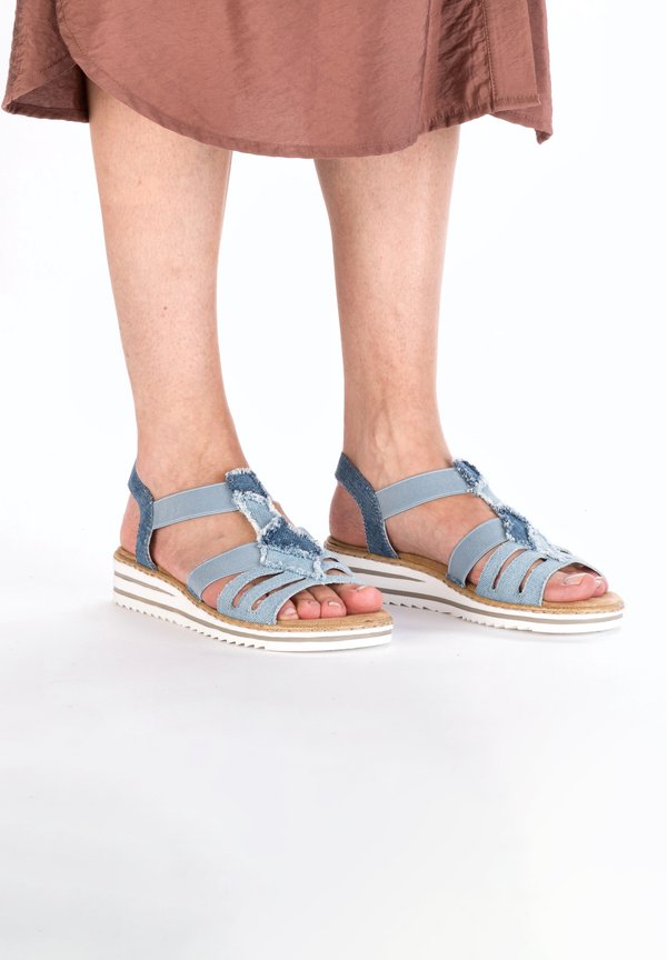 Keilsandalette - blau