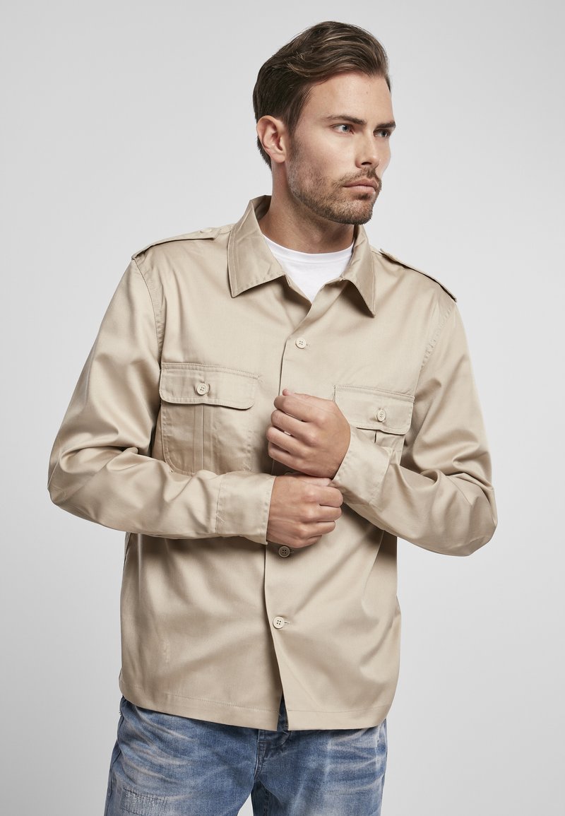 Brandit Camicia - dark camo