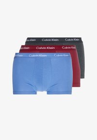 Não selecionado, dark blue/dark red/mottled dark grey