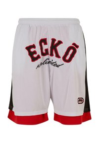 BBALL - Tracksuit bottoms - white red