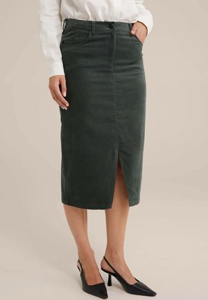 Pencil skirt - green