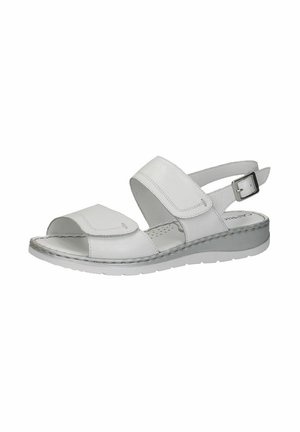 Caprice Sandalen met sleehak - white nappa