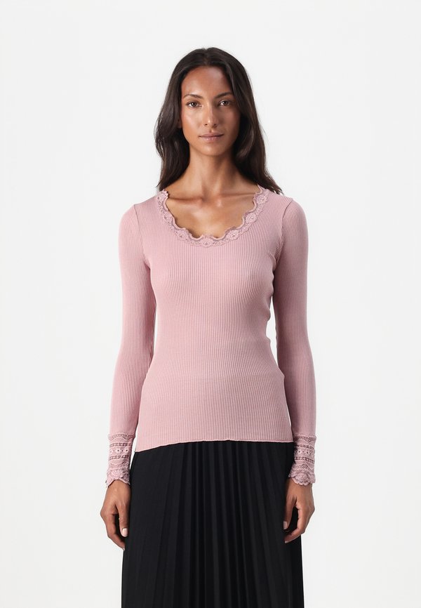 BENITA O NECK - Long sleeved top - woodrose