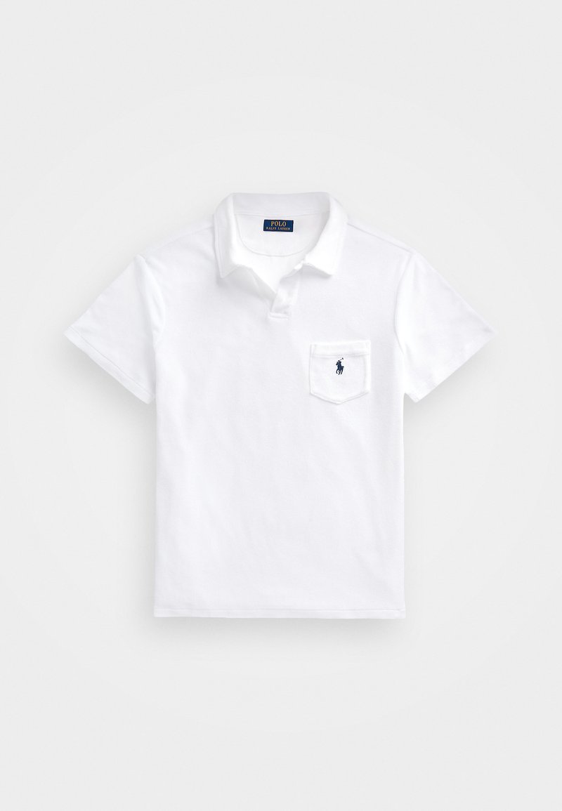 Polo Ralph Lauren CUSTOM FIT TERRY POLO SHIRT - Polo shirt - white