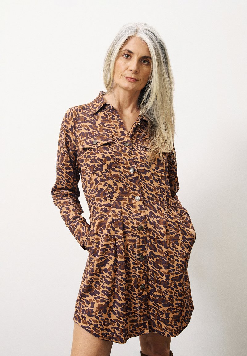 FRNCH Robe chemise - frnch fauna