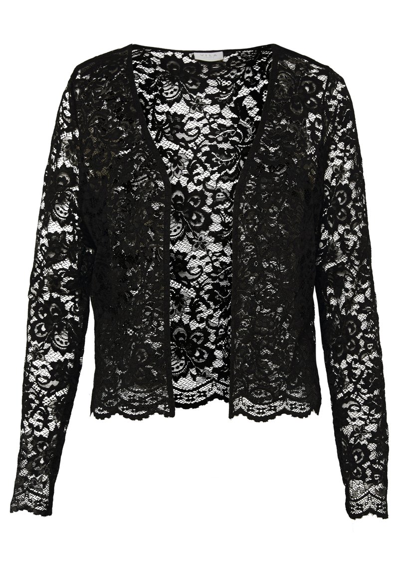 VIFAITH BOLERO - Chaqueta de punto - black/negro -