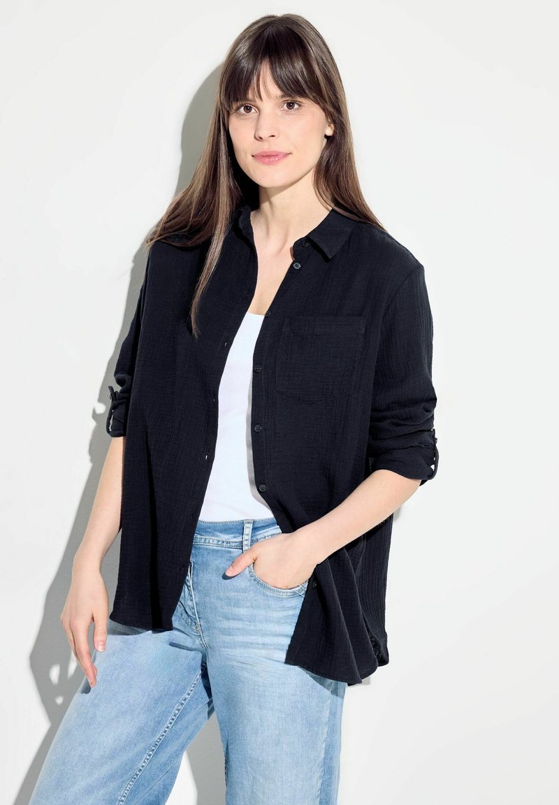 Cecil Button-down blouse - blau