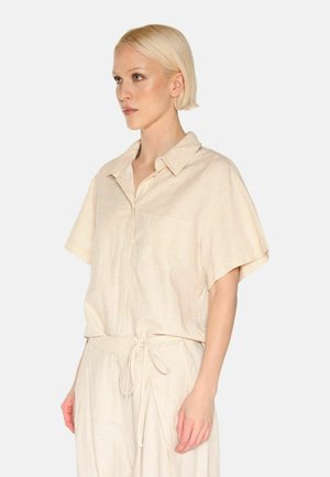 SAGE S/S  - Paitapusero - 1105 brown rice