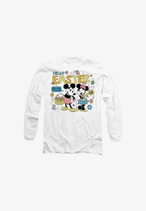 Disney, MICKEY AND MINNIE MOUSE HELLO EASTER! - Long sleeved top - white