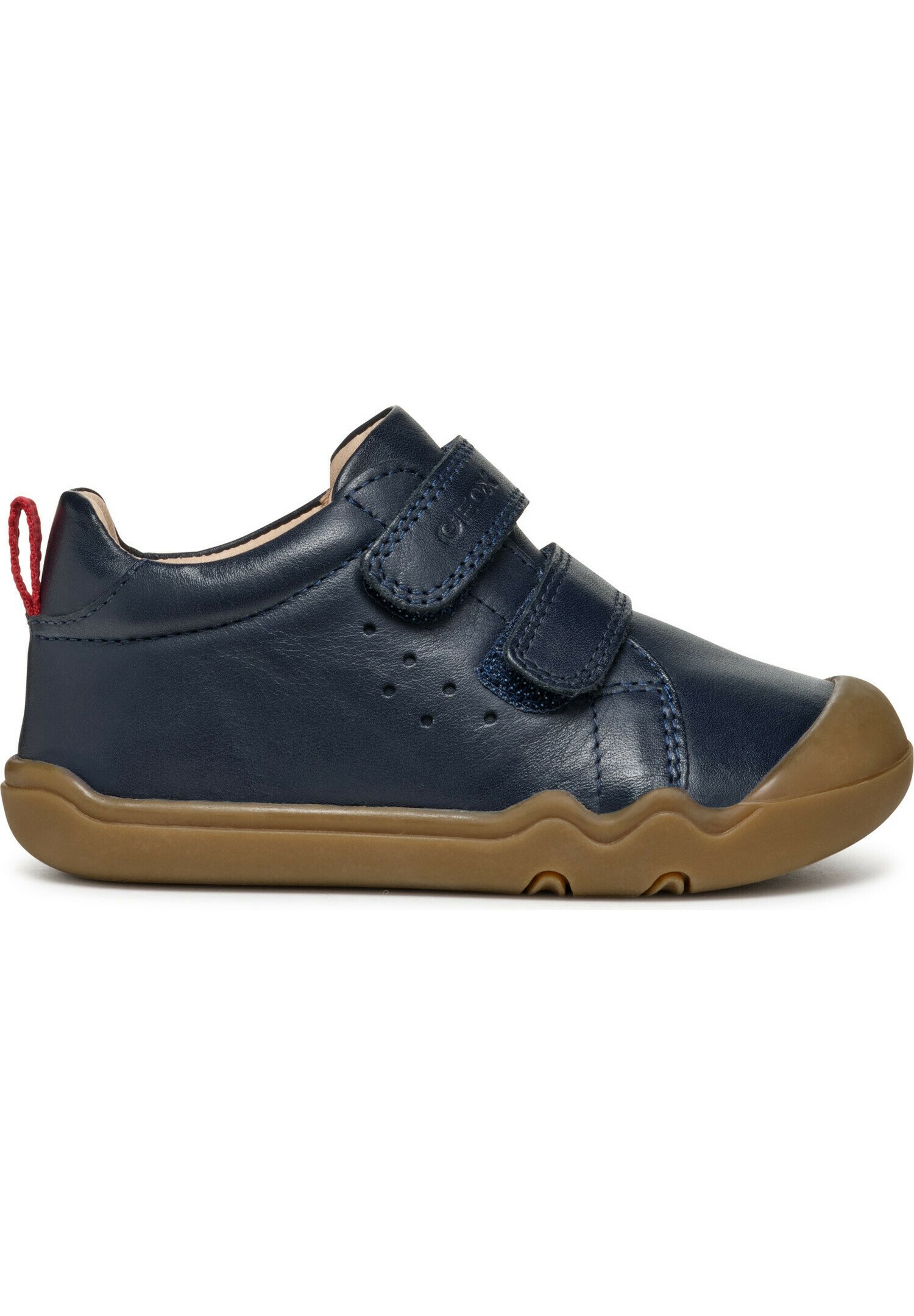 Steppieup hoge zachte pantoffels van leer donkerroze Geox | La Redoute