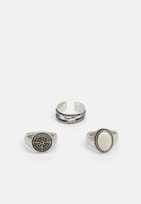 3 PACK - Anillo - silver-coloured