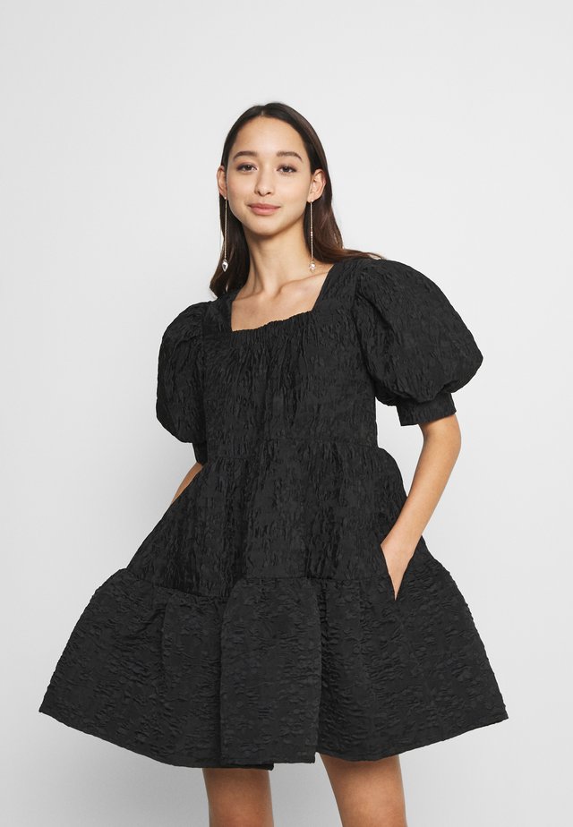 JUNIOR MISS CONFETTI DRESS - Vapaa-ajan mekko - black