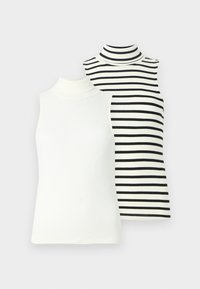 2 PACK - Top - egret/black